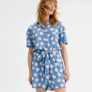 Compania Fantastica Dragon Fruit Pitaya Print Casual Women's Romper Size Medium.